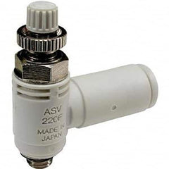 SMC PNEUMATICS - Speed & Flow Control Valves Valve Type: Quick Exhaust Valve Male Thread Size: 3/8 NPT - USA Tool & Supply