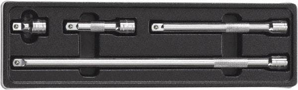 GearWrench - 3/8" Drive Socket Extension Set - 4 Pieces, Includes 1-1/2, 3, 6, 12" Lengths - USA Tool & Supply