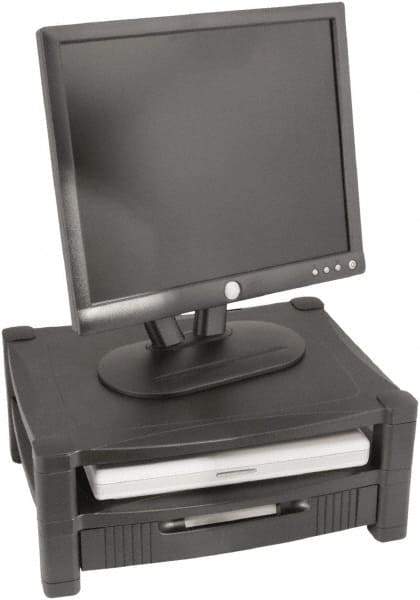 Kantek - Silver Two Level Stand - Use with Laptop, Monitor - USA Tool & Supply