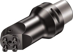 Sandvik Coromant - C6;40 System Size, Modular Tool Holding System Adapter - 114mm Projection, 45mm Body Diam, 138mm OAL, Through Coolant - Exact Industrial Supply