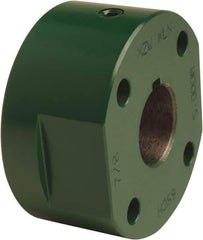 TB Wood's - 1-7/8" Bore, 1/2" x 1/4" Keyway Width x Depth, 3-5/8" Hub, 9 Flexible Coupling Hub - 3-5/8" OD, 1-31/32" OAL, Cast Iron, Order 2 Hubs, 2 Flanges & 1 Sleeve for Complete Coupling - USA Tool & Supply