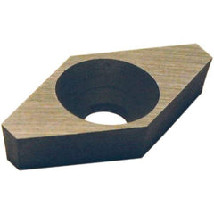 Tool-Flo - Trapezoid Threading Shim Seat for Indexables - Carbide, 0.187" Thick, TF Shim Style, Neutral Rake, Right Hand Cut - USA Tool & Supply