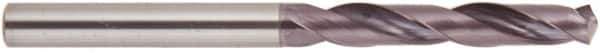 National Twist Drill - 18mm 140° Solid Carbide Jobber Drill - AlTiN Finish, Right Hand Cut, Spiral Flute, Straight Shank, 123mm OAL - USA Tool & Supply