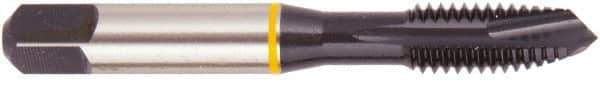 Regal Cutting Tools - M16x1.50 Metric, 3 Flute, Oxide Finish, Vanadium High Speed Steel Spiral Point Tap - Plug Chamfer, Right Hand Thread, 3-13/16" OAL, 1-3/32" Thread Length, 0.48" Shank Diam, Series Triple Crown - Exact Industrial Supply