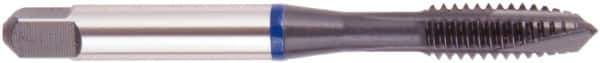Regal Cutting Tools - 1/2-20 UNF, 3 Flute, Oxide Finish, Vanadium High Speed Steel Spiral Point Tap - Plug Chamfer, Right Hand Thread, 3-3/8" OAL, 0.984" Thread Length, 0.367" Shank Diam, 3B Class of Fit, Series Triple Crown - Exact Industrial Supply