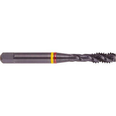 Regal Cutting Tools - 7/8-9 UNC 4 Flute 2B Bottoming Spiral Flute Tap - Powdered Metal, Oxide Finish, Right Hand Flute, Right Hand Thread, H6, Series Triple Crown - USA Tool & Supply
