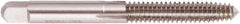 Regal Cutting Tools - 7/16-14 UNC H8 Thread Limit Plug Thread Forming Tap - High Speed Steel, Bright Finish, 3-5/32" OAL, 1-7/16" Thread Length, Right Hand Thread, Series Met-Flo - USA Tool & Supply