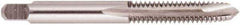 Regal Cutting Tools - M14x1.50 Metric, 3 Flute, Bright Finish, High Speed Steel Spiral Point Tap - Plug Chamfer, Right Hand Thread, 3-19/32" OAL, 1-21/32" Thread Length, 0.429" Shank Diam - Exact Industrial Supply