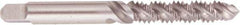 Regal Cutting Tools - 3/8-16 UNC 3 Flute 3B Plug Spiral Flute Tap - High Speed Steel, Bright Finish, 2-15/16" OAL, Right Hand Flute, Right Hand Thread, H3 - Exact Industrial Supply