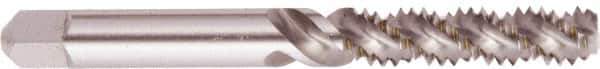 Regal Cutting Tools - M10x1.25 Metric Fine 3 Flute 6H Bottoming Spiral Flute Tap - High Speed Steel, Bright Finish, 2-15/16" OAL, Right Hand Flute, Right Hand Thread, D5 - USA Tool & Supply