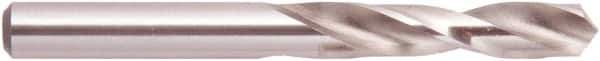 National Twist Drill - 33/64" 118° Spiral Flute High Speed Steel Screw Machine Drill Bit - Bright Finish, Right Hand Cut, 2-3/8" Flute Length, 3-7/8" OAL, Straight Shank - USA Tool & Supply
