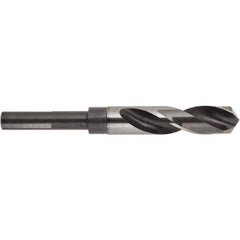 National Twist Drill - 1-5/32" Drill, 118° Point, High Speed Steel Silver Deming & Reduced Shank Drill Bit - USA Tool & Supply