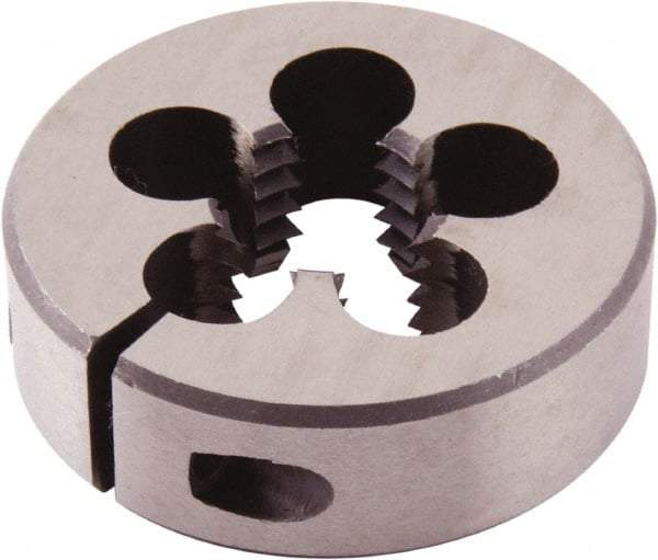 Regal Cutting Tools - M30x3.50 Metric Coarse Thread, High Speed Steel Round Die - 3/4" Thick, Right Hand Thread, Adjustable - Exact Industrial Supply