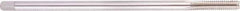 Regal Cutting Tools - 3/4-10 UNC, 4 Flute, Bright Finish High Speed Steel, Hand, Extension Pulley Tap - Taper Chamfer, 10" OAL, 2" Thread Length - Exact Industrial Supply