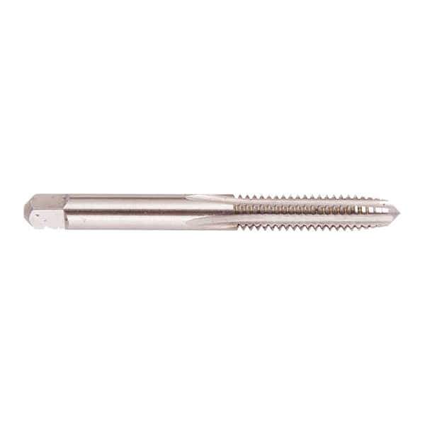 Regal Cutting Tools - #10-36 UNS 4 Flute Bright Finish High Speed Steel Straight Flute Standard Hand Tap - Taper, Right Hand Thread, 2-3/8" OAL, 7/8" Thread Length, H2 Limit, Oversize - USA Tool & Supply