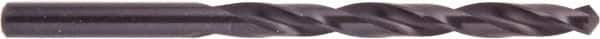 National Twist Drill - Letter P 135° High Speed Steel Jobber Drill - Oxide Finish, Right Hand Cut, Spiral Flute, Straight Shank, 4-5/8" OAL, Split Point - USA Tool & Supply
