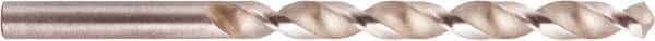 National Twist Drill - 13/32" 118° High Speed Steel Jobber Drill - Bright Finish, Right Hand Cut, Spiral Flute, Straight Shank, 5-1/4" OAL - USA Tool & Supply