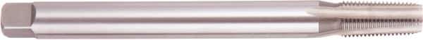Regal Cutting Tools - 1/4-18 NPTF, 4 Flute, Plug Chamfer, Bright Finish, High Speed Steel, Extension Pipe Tap - 6" OAL, 9/16" Shank Diam, 1-1/16" Thread Length - USA Tool & Supply