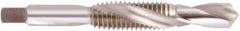 Regal Cutting Tools - M7x1.00 Metric Coarse, D5, 2-27/32" OAL, 0.242" Drill Diam x 11/16" Drill Length, Combination Drill & Tap - 2 Flutes, 15/16" Thread Length, High Speed Steel, Bright Finish, 6H - Exact Industrial Supply