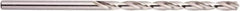 National Twist Drill - 1", 118° Point, Spiral Flute, High Speed Steel Taper Length Drill Bit - Bright Finish, 6-3/8" Flute Length, 11" OAL, Series 201 - USA Tool & Supply