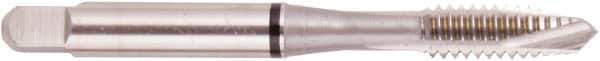 Regal Cutting Tools - M12x1.75 Metric, 3 Flute, Bright Finish, High Speed Steel Spiral Point Tap - Plug Chamfer, Right Hand Thread, 3-3/8" OAL, 0.984" Thread Length, 0.367" Shank Diam, 6H Class of Fit, Series Triple Crown - Exact Industrial Supply