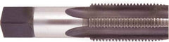 Regal Cutting Tools - 2-3/4 - 8 UNS 6 Flute Bright Finish High Speed Steel Straight Flute Standard Hand Tap - Taper, Right Hand Thread, 9-1/4" OAL, 4" Thread Length, H8 Limit, Oversize - Exact Industrial Supply