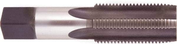 Regal Cutting Tools - 3-1/2 - 8 UNS 6 Flute Bright Finish High Speed Steel Straight Flute Standard Hand Tap - Bottoming, Right Hand Thread, 10-1/4" OAL, 4-15/16" Thread Length, H8 Limit, Oversize - Exact Industrial Supply
