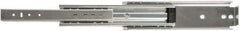 Knape & Vogt - 10" Slide Length, 10" Travel Length, Steel Drawer Slide - 8.88" Wide, 3" High, 500 Lb Capacity at Full Extension, Zinc Finish - USA Tool & Supply