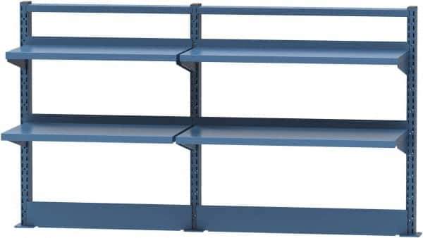 Lista - Steel Workbench & Workstation Riser Combination - 30" High, Use with 72" Long Workbenches - USA Tool & Supply