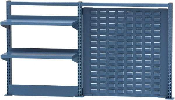 Lista - Steel Workbench & Workstation Riser Combination - 30" High, Use with 72" Long Workbenches - USA Tool & Supply