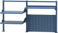 Lista - Steel Workbench & Workstation Riser Combination - 30" High, Use with 60" Long Workbenches - USA Tool & Supply