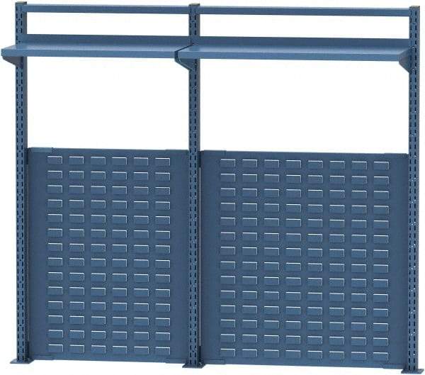 Lista - Steel Workbench & Workstation Riser Combination - 48" High, Use with 60" Long Workbenches - USA Tool & Supply