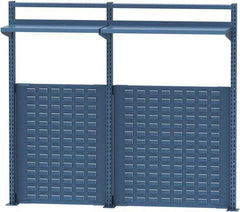 Lista - Steel Workbench & Workstation Riser Combination - 48" High, Use with 72" Long Workbenches - USA Tool & Supply