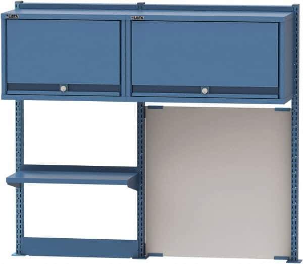 Lista - Steel Workbench & Workstation Riser Combination - 48" High, Use with 60" Long Workbenches - USA Tool & Supply