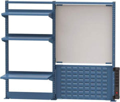 Lista - Steel Workbench & Workstation Riser Combination - 48" High, Use with 60" Long Workbenches - USA Tool & Supply