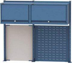 Lista - Steel Workbench & Workstation Riser Combination - 48" High, Use with 72" Long Workbenches - USA Tool & Supply