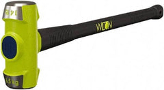 Wilton - 14 Lb Head, 36" Long Sledge Hammer - Steel Head, Steel Handle with Grip - USA Tool & Supply