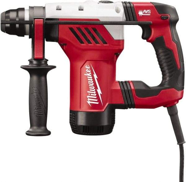 Milwaukee Tool - 120 Volt 1-1/8" SDS Plus Chuck Electric Rotary Hammer - 0 to 5,500 BPM, 0 to 1,500 RPM, Reversible - USA Tool & Supply