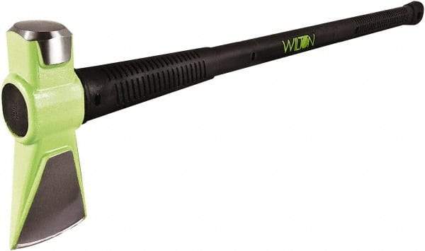 Wilton - 8 Lb Head, 36" Long Splitting Maul - Steel Head, Steel Handle with Grip - USA Tool & Supply