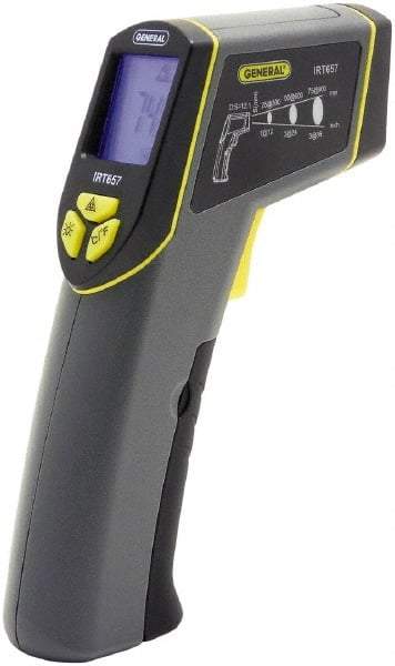 General - -40 to 580°C (-40 to 1076°F) Infrared Thermometer - 12:1 Distance to Spot Ratio - USA Tool & Supply