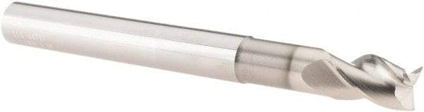 SGS - 10mm, 3 Flute, Single End, Solid Carbide, 0.3mm Corner Radius End Mill - 100mm OAL, 38° Helix, Right Hand Flute, 14mm LOC, Right Hand Cut, 35mm Extended Reach - USA Tool & Supply