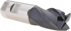 SGS - 1", 1-1/2" LOC, 1" Shank Diam, 4" OAL, 4 Flute, Solid Carbide Square End Mill - Single End, AlTiN Finish, Spiral Flute, 30° Helix, Centercutting, Right Hand Cut, Right Hand Flute, Series 1 - USA Tool & Supply