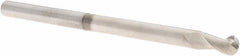 SGS - 6mm Diam, 10mm LOC, 2 Flute Solid Carbide Ball End Mill - TiB2 Finish, Single End, 100mm OAL, 6mm Shank Diam, Spiral Flute - USA Tool & Supply