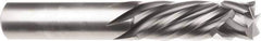 SGS - 8mm Cutting Diam x 25mm Length of Cut, 4 Flute, Compression Spiral Router Bit - Diamond Coated, Right Hand Cut, Solid Carbide, 63mm OAL x 8mm Shank Diam, Square End - USA Tool & Supply