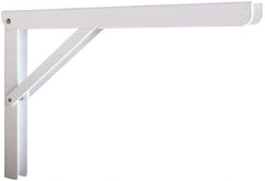 Knape & Vogt - 750 Lb Capacity, Epoxy Coated, Adjustable L Bracket - 16" Long, 10" High, 9" Wide - USA Tool & Supply