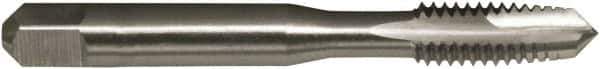 Vermont Tap & Die - 5/8-11 UNC, 3 Flute, Bright Finish, High Speed Steel Spiral Point Tap - Plug Chamfer, Right Hand Thread, 3-13/16" OAL, 1-3/32" Thread Length, 12.19mm Shank Diam, 3/3B Class of Fit, Series 3112HD - Exact Industrial Supply