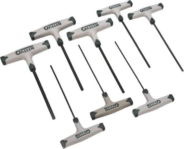 Allen - 8 Piece T-Handle Hex Key Set - USA Tool & Supply