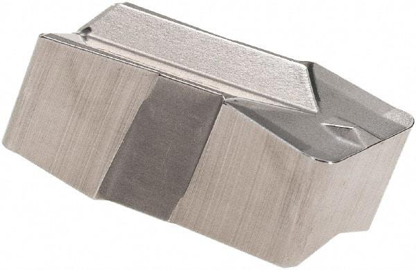 Iscar - 600E080GIP Grade IC20, 6mm Cutting Width Carbide Grooving Insert - 13mm Max Depth of Cut, Neutral, 0.8mm Corner Radius, Uncoated - USA Tool & Supply