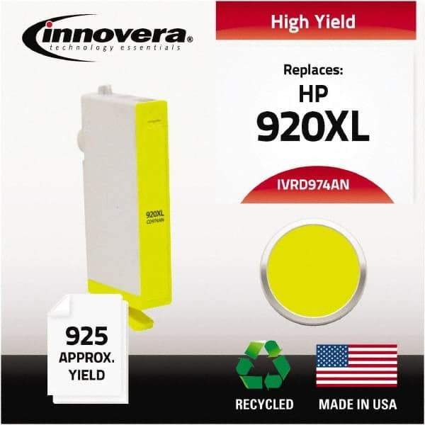 innovera - Yellow Inkjet Printer Cartridge - Use with HP Officejet 6000, 6000 Wireless, 6500, 6500 Wireless, Officejet Wide Format 7500A - USA Tool & Supply