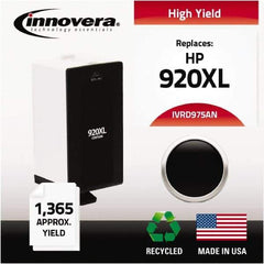 innovera - Black Inkjet Printer Cartridge - Use with HP Officejet 6000, 6000 Wireless, 6500, 6500 Wireless, Officejet Wide Format 7500A - USA Tool & Supply